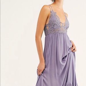 Woman’s Free People one adella maxi slip dress